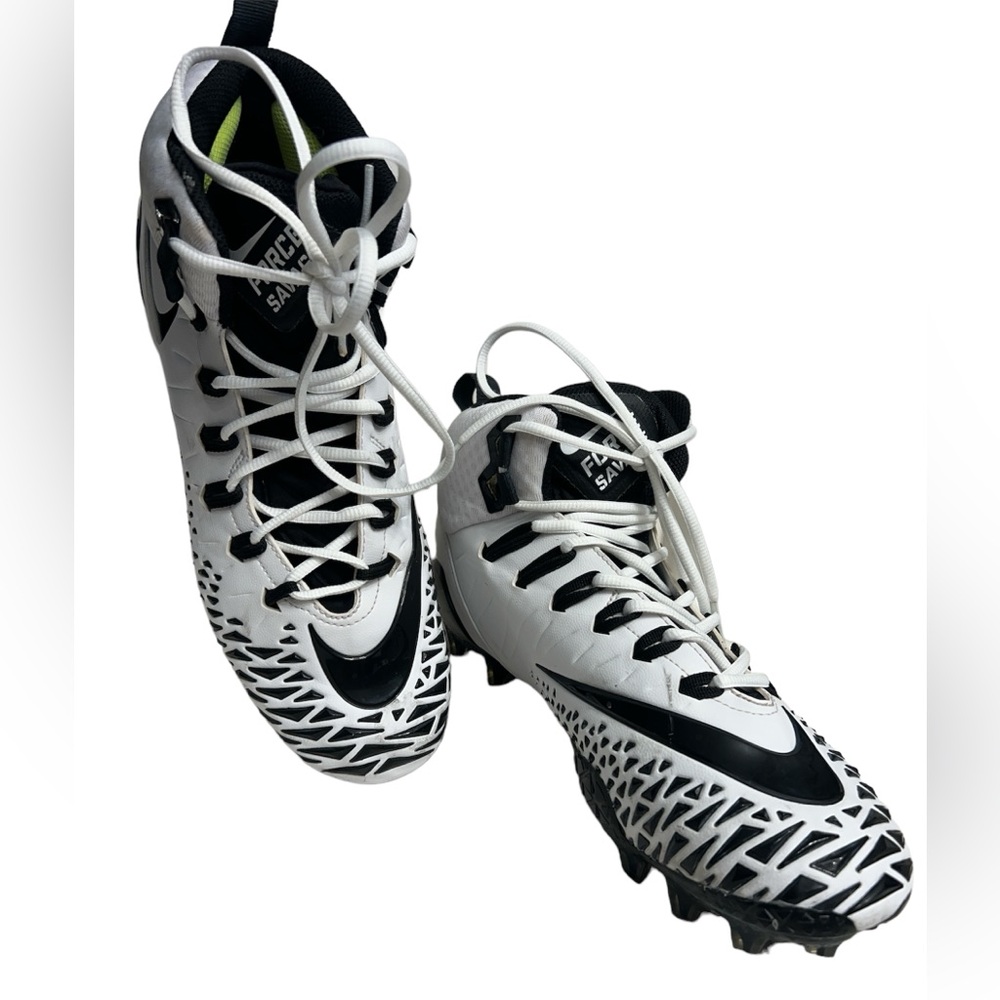 Nike Mens Force Savage Pro 880144-101 White Football Cleats ShoesSneakers | 11.5